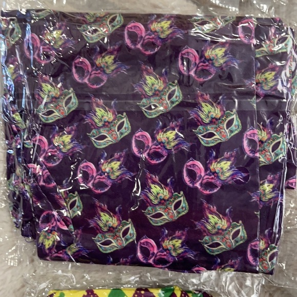 New set/2 Adult Mardi Gras neck gaiters - Picture 2 of 5